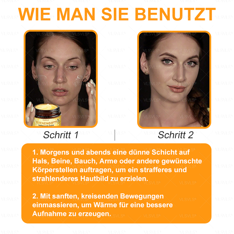 Hergestellt und versendet aus Deutschland  🧑‍⚕️🧑‍⚕️VLSVLS® Bienengift Hautregenerationscreme LETZTER TAG 80 % RABATT