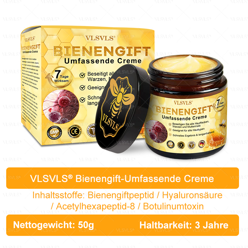 Hergestellt und versendet aus Deutschland  🧑‍⚕️🧑‍⚕️VLSVLS® Bienengift Hautregenerationscreme LETZTER TAG 80 % RABATT
