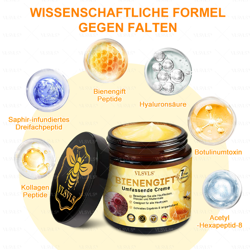 Hergestellt und versendet aus Deutschland  🧑‍⚕️🧑‍⚕️VLSVLS® Bienengift Hautregenerationscreme LETZTER TAG 80 % RABATT